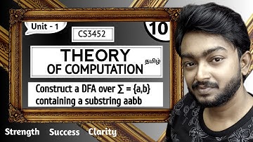 DFA problems in Tamil | Problem 4 | Theory of Computation in Tamil | Unit 1 | CS3452 in Tamil