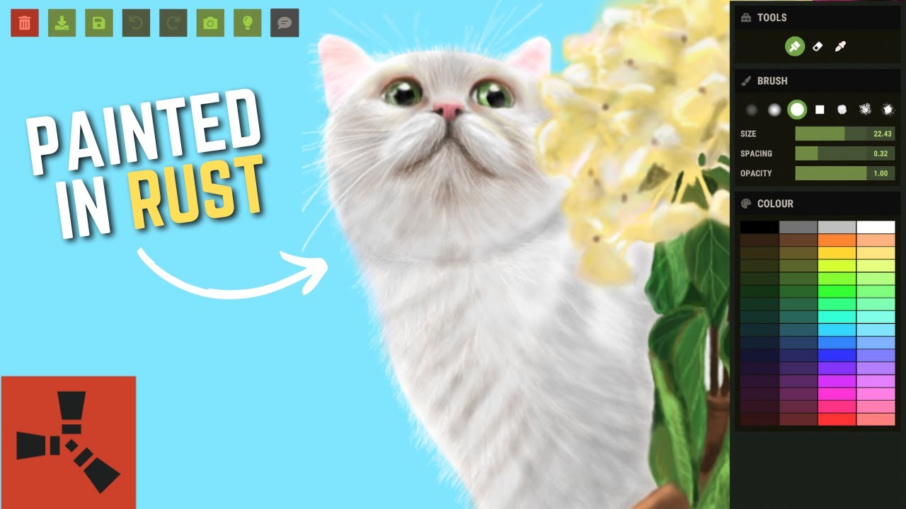 Rust Art - Speed Painting - hJunes Cat Melo - YouTube