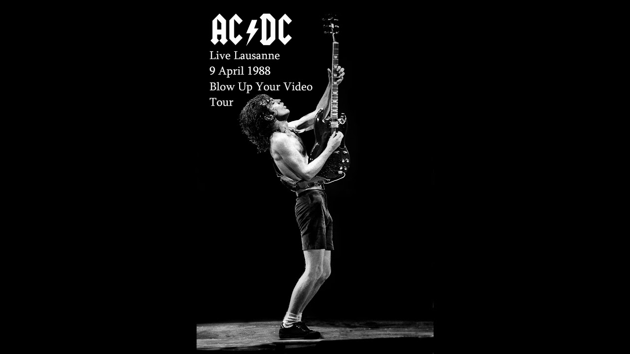 AC/DC live Lausanne 9 April 1988 - YouTube