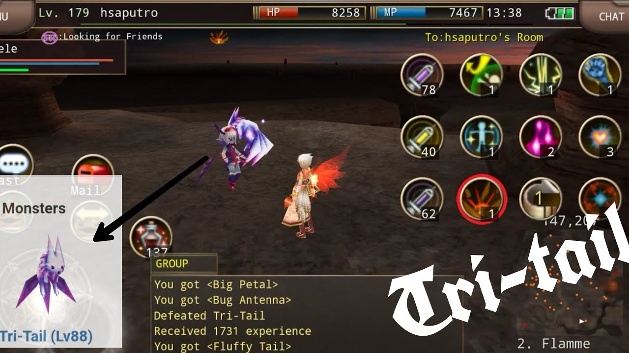 Iruna Online Find Tritail (Rare Mob) YouTube