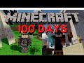 I survived 100 days in jurassic park  the ancient stone age in minecraft hardcore