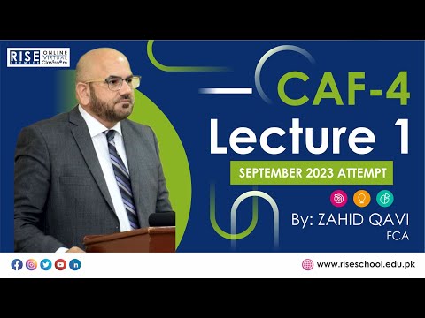 CAF4 (BLAW) Lecture 1 for Sep 2023 Attempt By Sir Zahid Qavi FCA