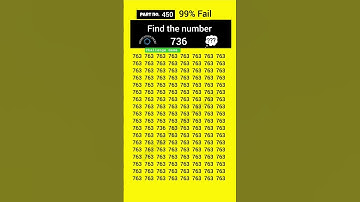 🔥 find the odd number 736 🤯 math Game 🎯 #challenge #shorts #quiz #game #gk