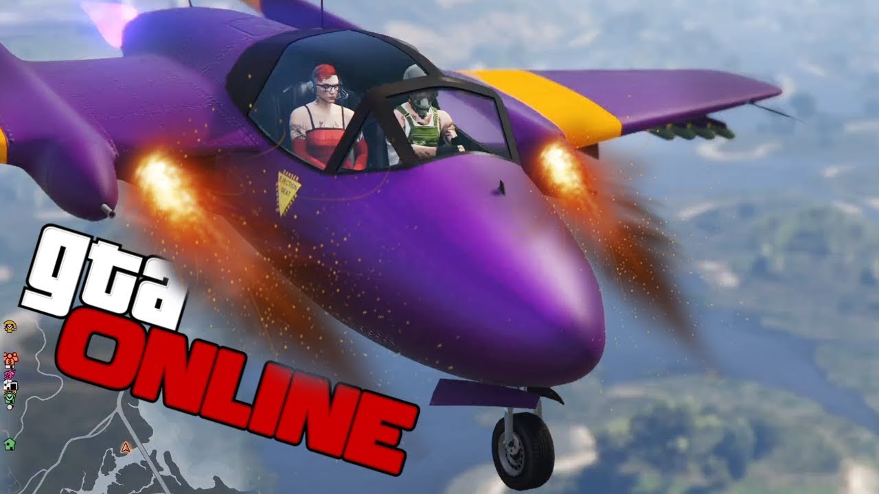 GTA ONLINE - КУПИЛИ ИСТРЕБИТЕЛЬ PYRO ЗА 5000000$ #336 - YouTube