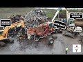 COMBINE KILLERS!!! -- SCRAPPING OUR BURNT MF 32 COMBINE