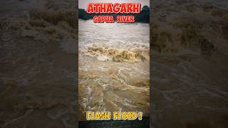 Athagarh Sapua River Flash Floods❗| Sapua River Overflows #flood #shorts #rainfall #odisha #song