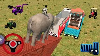 ট্রাক 🔥 ট্রান্সপোর্ট সিমুলেটর 😱 | বড় ডিজে সেটআপ, গাড়ি ও হাতি লোডিং #ট্রাক #ডিজে #ট্রেন্ডিং #গেমস screenshot 5