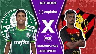 PALMEIRAS 3x1 SPORT | COPINHA | AO VIVO COM IMAGENS DO ESTÚDIO | 2ª FASE | SUB-20