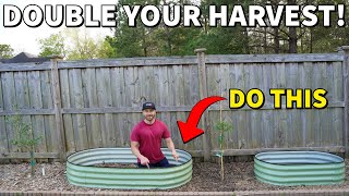 This New Raised Bed Design Will DOUBLE Your Garden Harvest!