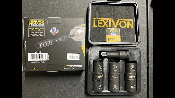Vehicle EDC must have: LEXIVON 1/2-Inch Impact Socket Set, 6 Lug Nut Sizes Innovative Flip Socket