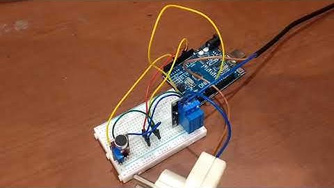 MENYALAKAN LAMPU DENGAN TEPUK TANGAN BERBASIS ARDUINO UNO