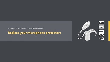 Replace your Nucleus® 7 Sound Processor microphone protectors