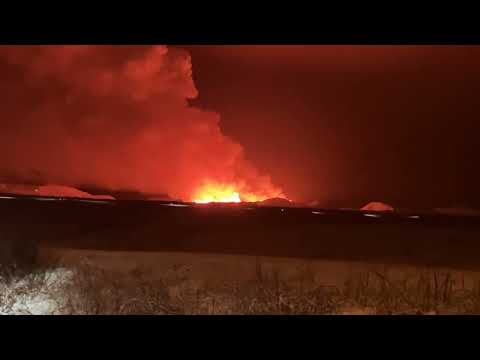 Reykjanes Eruption bei Grindavik