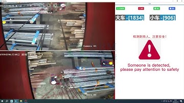 Overhead Crane Safety AI Warning System - Machine vision technology #overheadcrane #automation #safe