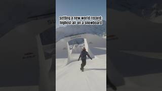 🚨WORLD RECORD ALERT🚨 @valentinoguseli292 flying higher than any other snowboarder going 11.53m🚀