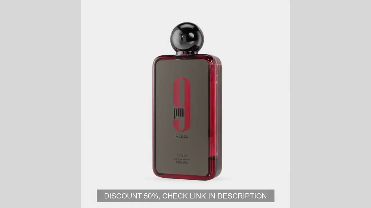 Afnan 9PM Rebel Unisex Eau de Parfum - 100ml/3.4fl.oz - 1 Bottle