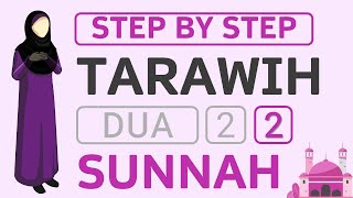 SECOND SET: TARAWIH at Home: a Female Step-by-Step Beginners Guide to 2 Rakat Sunnah Taraweeh Prayer