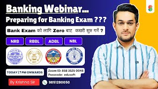How to start banking preparation for beginners? Aspirants into Free Webinar | NRB, RBBL, ADBL, NBL  screenshot 4