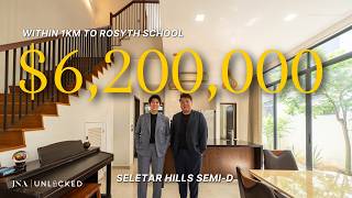 This Seletar Hills Semi-D Has 5 Ensuite Bedrooms & a Rooftop Terrace! Within 1KM to Rosyth