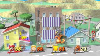 Marios Smash Battles Vs. Lucas, Pikachu Charizard