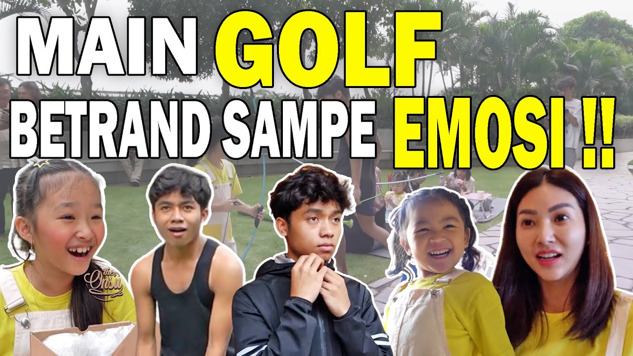 BETRAND AJAK THALIA THANIA BELAJAR MEMANAH DAN GOLF‼