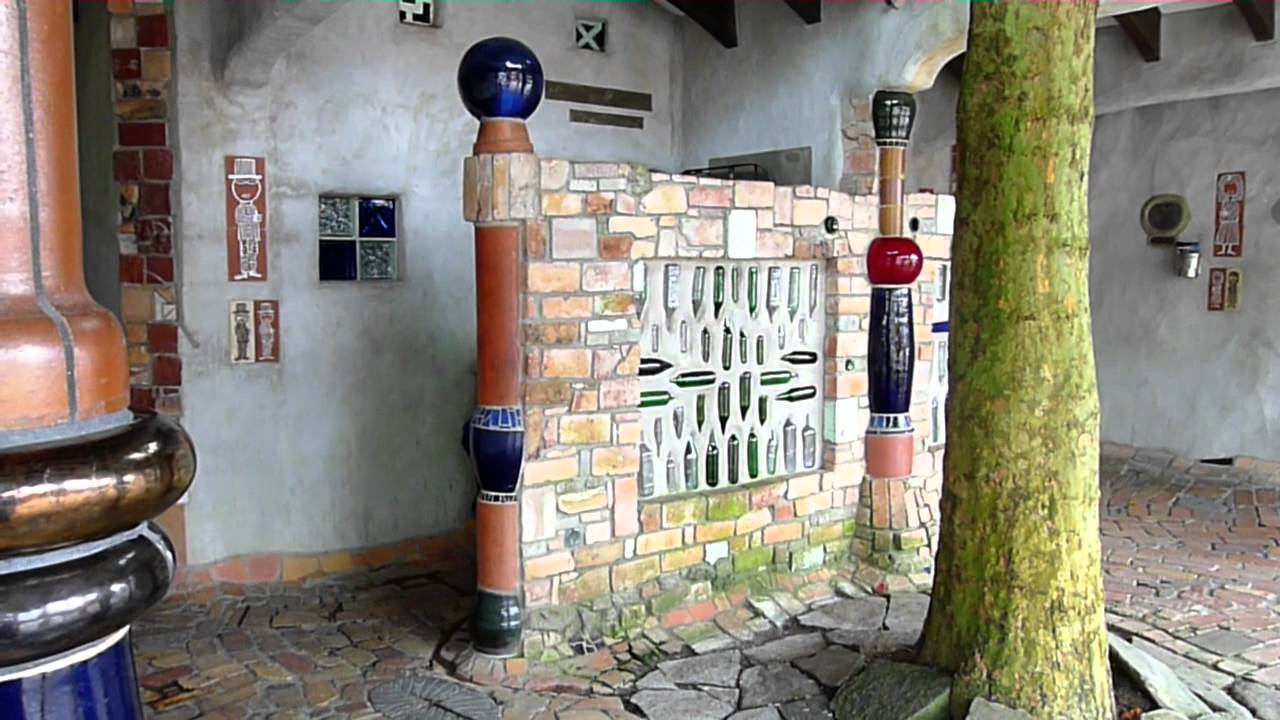 HUNDERTWASSER's UNIQUE ART TOILETS YouTube