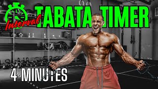 Famous TABATA Interval-Timer: 20 sec WORKOUT I 10 sec REST I 8 SETS I Music included Profile