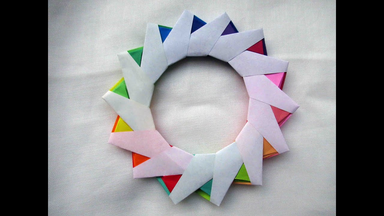 How to make a Transforming Origami Star & Origami Wreath - (Our