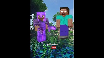 Steve VS Herobrine Other form #Minecraft #Steve #Herobrine #Shorts