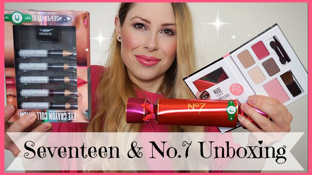 Boots Seventeen & No 7 Makeup Gift Sets Unboxing January