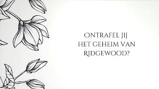 Booktrailer Ridgewood Hall trilogie - Marijke Vos