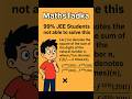 Daal mei Tadka ❌ Maths Mei Tadka ✅ #iitjee #shorts #mathshorts #jeemains
