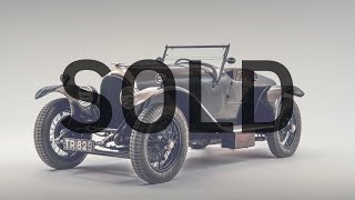 SOLD: 1925 3 Litre Bentley TR829