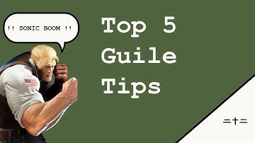 Guile Secret Arts!!! (SF6 Top 5 Guile Tips)
