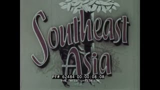 SOUTHEAST ASIA 1960s TRAVELOGUE by JOHN L. STROHM INDIA MALAYA INDONESIA SIAM 62484