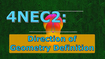 4NEC2: Does the Direction of Element Definition make a difference? (008f)
