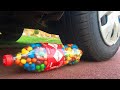 Crushing Crunchy & Soft Things by Car! EXPERIMENT Car vs RAINBOW FOAM & TOYS