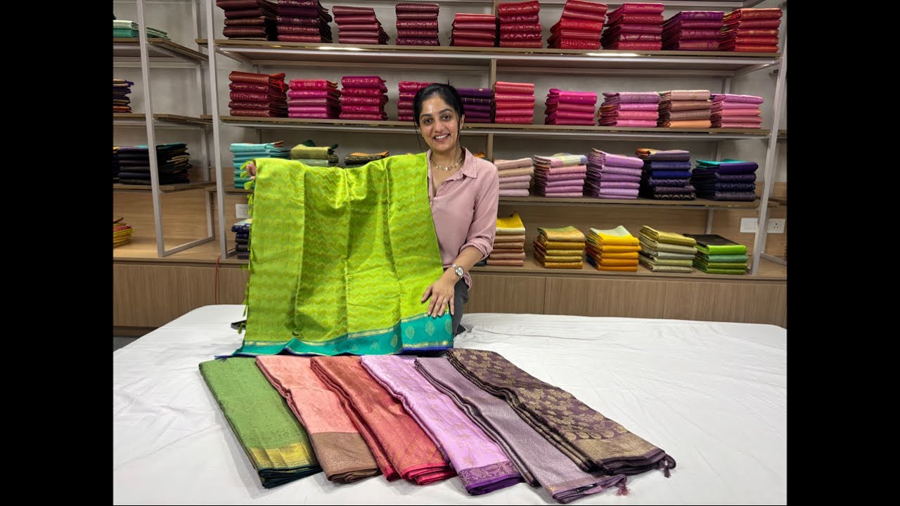 LIVE SESSION | Pure Designer Kanchipuram Silk Sarees | 