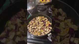 Simple brinjal fry food abroadlife usateluguvlogs studentlife foodie cooking recipe