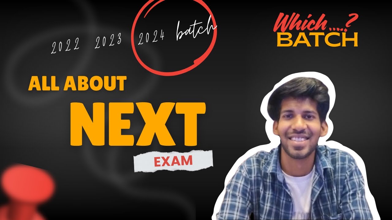 What is NExT Exam in MBBS? All about NExT exam, Detailed video!.. 