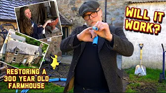 Daily Life Restoring a 300 Year Old Georgian Farmhouse in Scotland. #dailyvlog #restoration