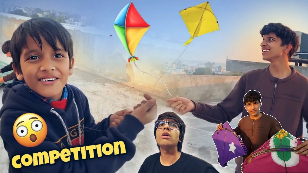 Kunali Aur Piyush Ka Kite Competition 😱 @souravjvlogs @Souravjoshishortseen 