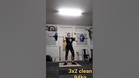 Training 22/08/20 95kg block snatch and 104kg jerk 4x1