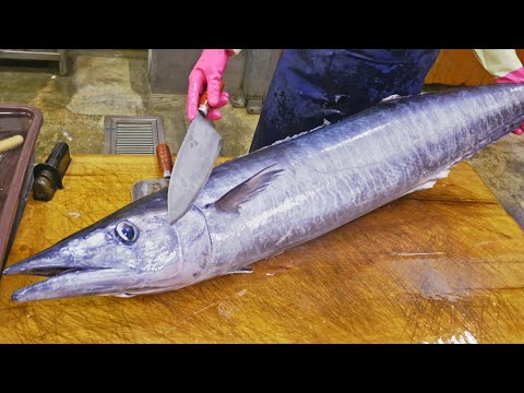 Amazing Sea Traps！Catch Fish with Fixed Nets,  Wahoo Fish Cutting Skills/驚人的海洋寶庫！長濱定置漁場魚類捕撈, 石喬魚切割技巧