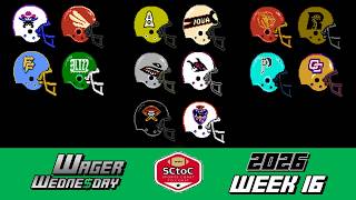 2026 IFL Wager Wednesday: Week 16
