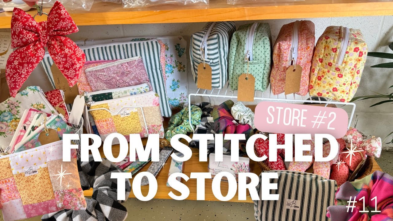 From Stitched To Store 🪡🧵 Adding My Handmade Goodies To Another Local Shop 🛍️