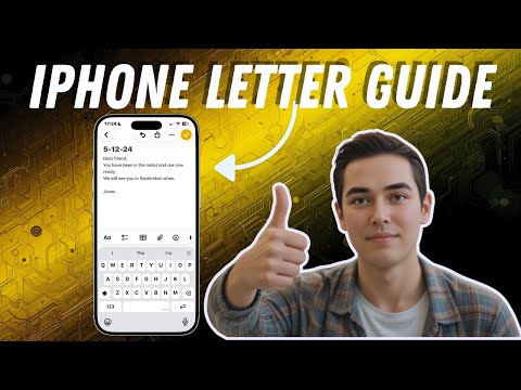 How To Write a Letter on iPhone | Step-by-Step Guide (2026)
