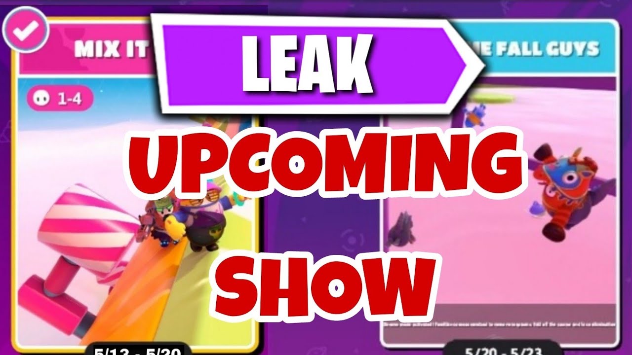 Fall Guys - * LEAKED * UPCOMING SHOWS for MAY month | Fall Guys Leaks | season 4.5 - YouTube