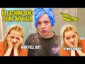 MAKING BRAD MONDO VERY UPSET | BLEACHING & DYEING MY HAIR FROM BLACK TO ORANGE *GONE TERRIBLY WRONG*