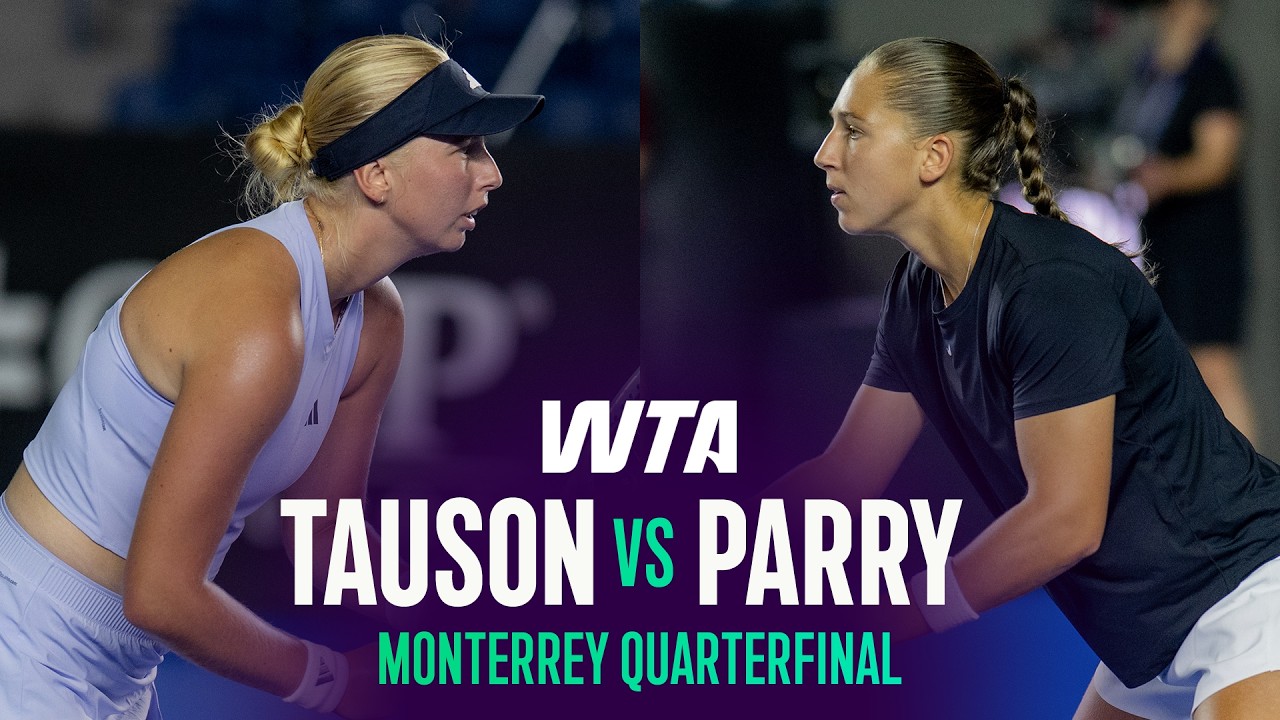 Clara Tauson vs. Diane Parry | 2026 Monterrey Quarterfinal | WTA Match Highlights